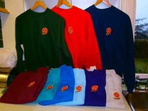 Sweatshirts £15 Available in a variety of colours.